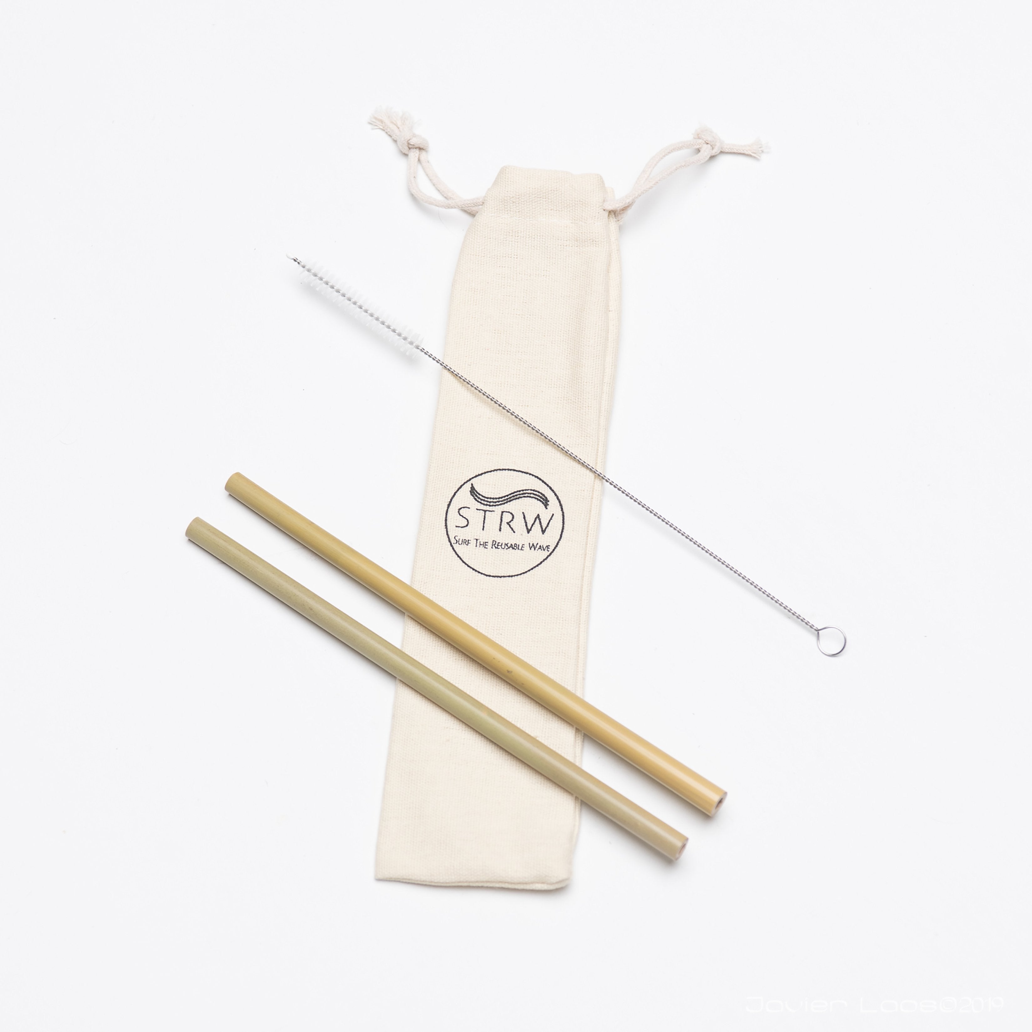 Reusable Bamboo Straw Pack